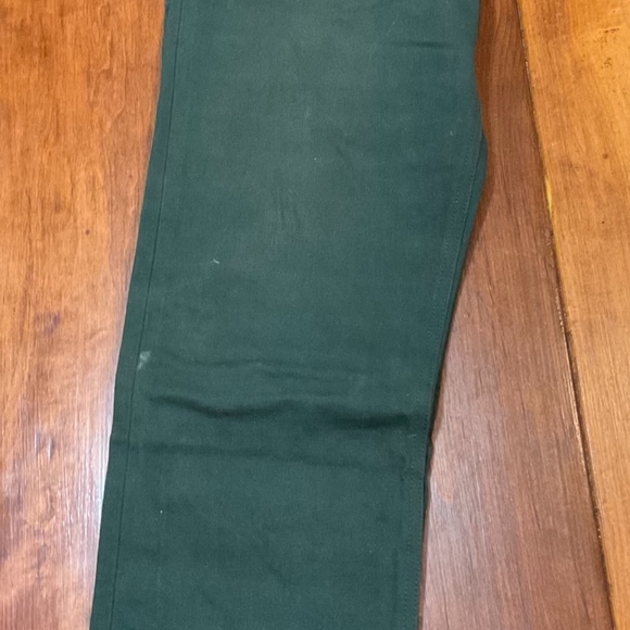 Left Field NYC Green Denim (American Made - Size 33) - Picture 3 of 6